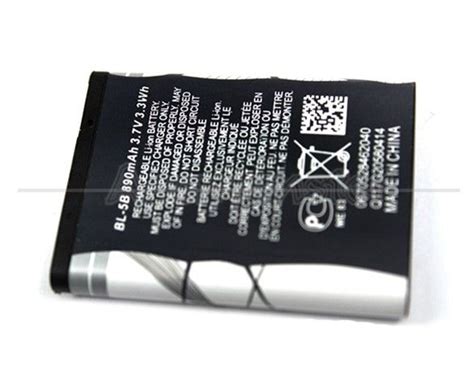 Oem Cell Phone Battery Bl 5b For3220 5200 5300 5500 6061 6070 6080 N80 ...