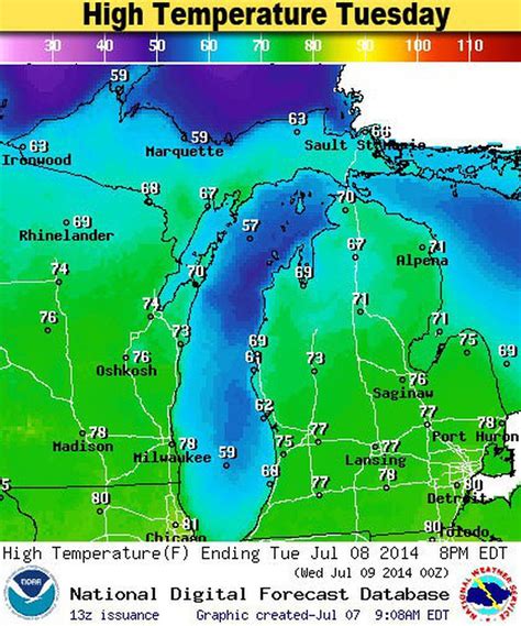 Michigan weather this week: Not much air conditioning needed - mlive.com