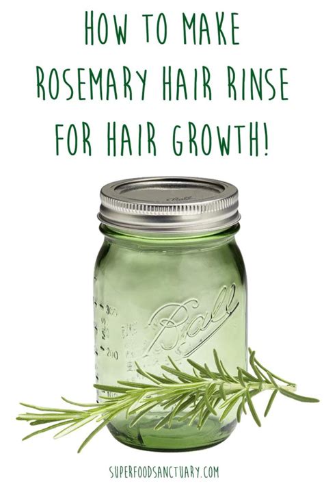 How to Make Rosemary Hair Rinse for Hair Growth - Superfood Sanctuary