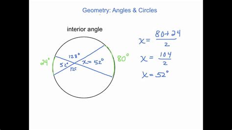 Geometry: Angles & Circles - YouTube