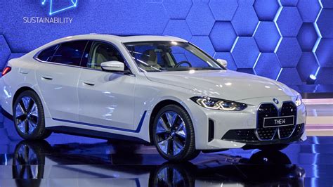 BMW i4: First photos, specs for 300-mile electric sport sedan due in 2022