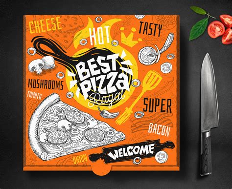 Best Pizza box on Behance