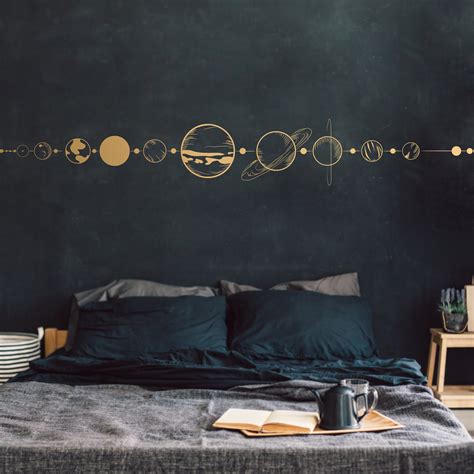 Planets wall decals solar system decals space wall art etsy – Artofit