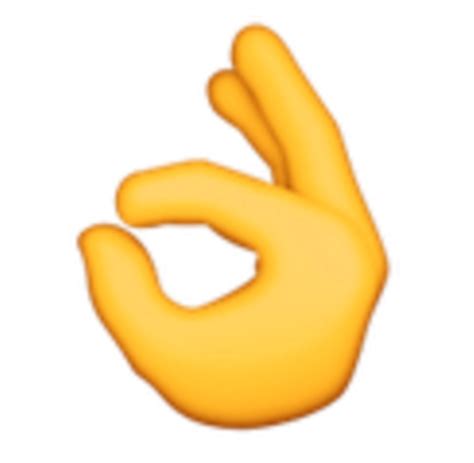 Emoji Hand OK Thumb signal Gesture - Emoji png download - 1200*1170 ...