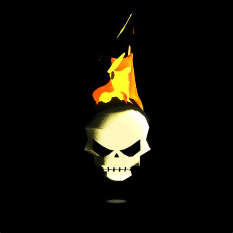 Fire Skull on Behance