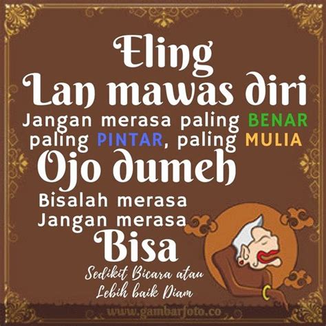 Contoh Motto Bahasa Jawa – Lukisan