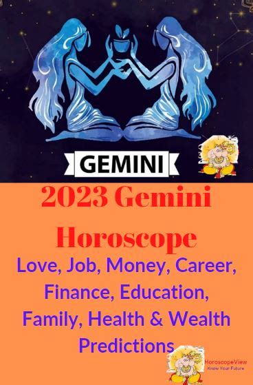 Gemini Horoscope 2023 - Free Astrology Predictions