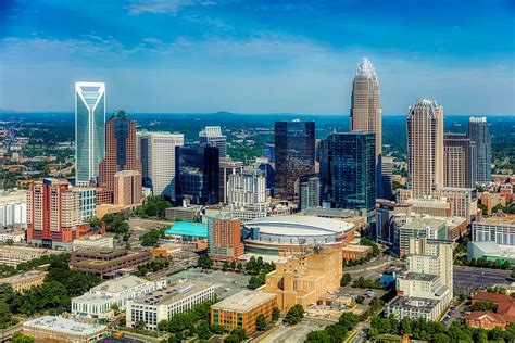 HD wallpaper: charlotte, north carolina, city, skyline, cityscape ...