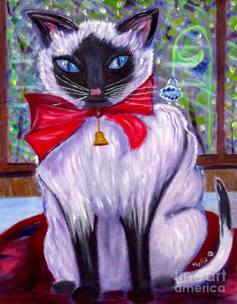 Pretty Fat Cat Painting by Phyllis Kaltenbach - Fine Art America