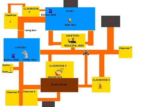 Baldi Basics Map - Play Game Online for Free at baldi-game