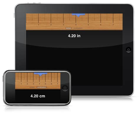 Ruler App for iPad and iPhone Brings Old-School Measuring Goodness