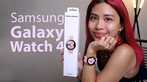 Samsung Galaxy Watch 4 (PINK GOLD) unboxing, setup + first impressions ...