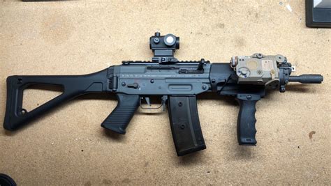 SOLD GHK Sig 553 GBBR with Custom Laser Engraved Trademarks Gas ...