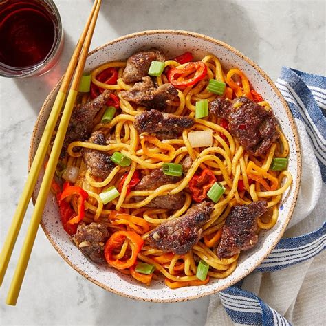 Recipe: Mongolian Beef & Noodles with Shishito Peppers & Scallions ...