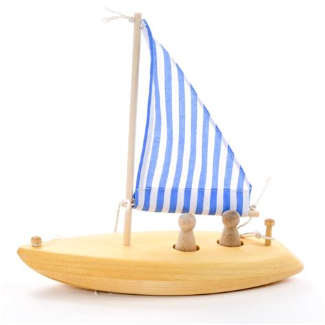 Wooden Toy Sailboat - Made in USA - Walmart.com