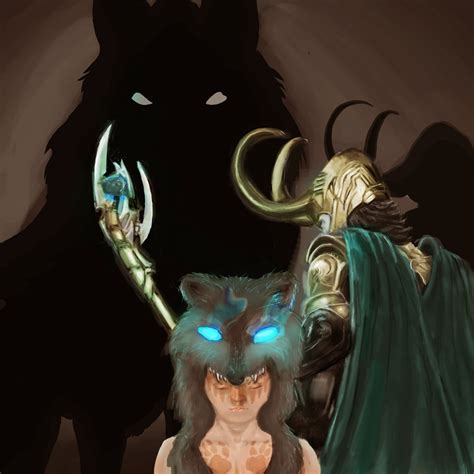 The Boy Fenrir (Loki and Son) by lol-machine on DeviantArt