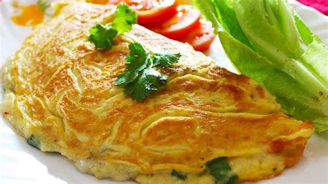 Cheese Omelette | Healthy Egg Omelette - Breakfast Recipe (VIDEO ...