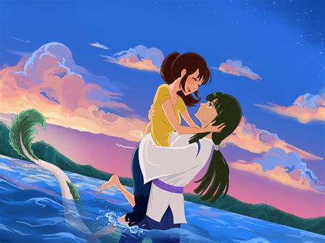 Haku And Chihiro Grown