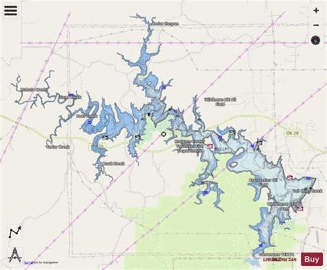 Skiatook Lake Fishing Map | Nautical Charts App