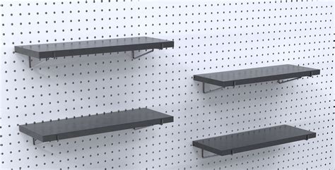 Buy KINOMI Heavy Duty Pegboard Shelves Value Set Including 8 Pack ...