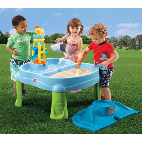 Step2 Sandbox Splash n' Scoop Water Sand Play Table Cover Kids Beach ...