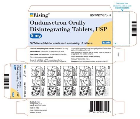 Ondansetron ODT Tablet 8mg, 3x10 UD - Merit Pharmaceutical