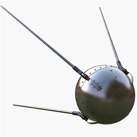 3d sputnik 1 model