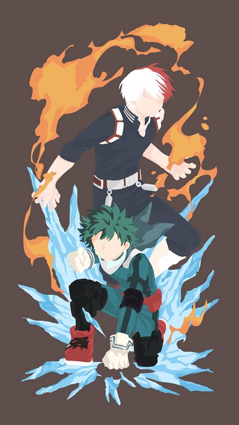 My Hero Academia Wallpaper Deku Todoroki Bakugou Cute