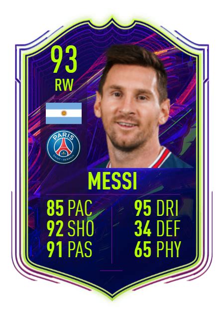 FIFA 22 Ultimate Team: Lionel Messi's FUT card, stats, skills & history ...