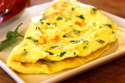 Herb and Cheese Omelet - Meatless Monday