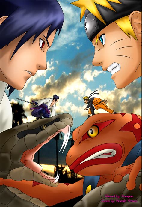 Naruto vs Sasuke by uzumakitsune on DeviantArt