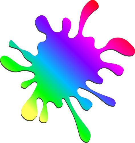 Download Paint, Splatter, Rainbow Colors. Royalty-Free Vector Graphic ...