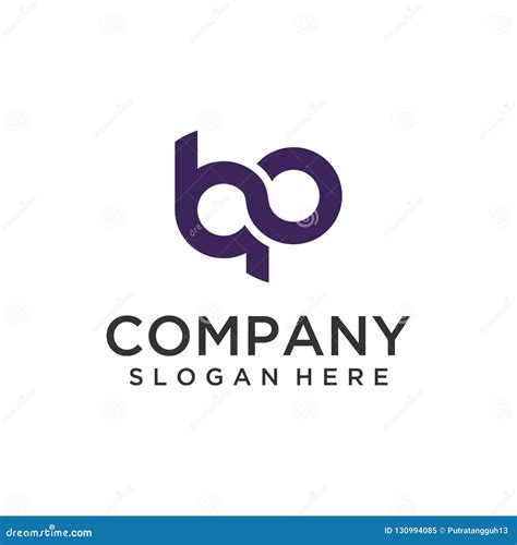 Letter BP logo design stock vector. Illustration of business - 130994085