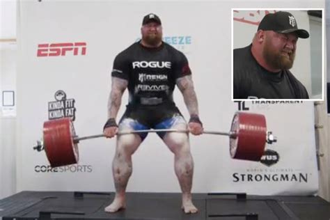 Games of Thrones star Hafthor Bjornsson smashes world deadlift after ...