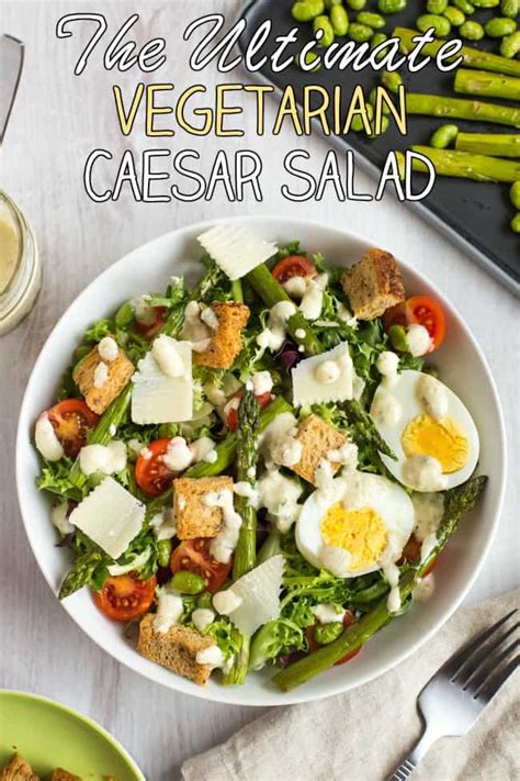 Ultimate vegetarian Caesar salad - Easy Cheesy Vegetarian