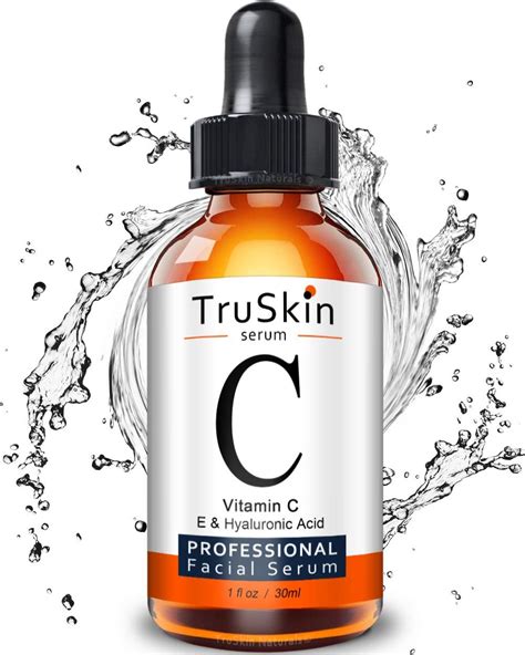 TruSkin Naturals Vitamin C Serum for Face, Organic Anti-Aging Topical ...