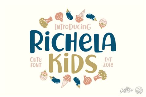 Richela Kids Font | dafont.com | Kid fonts, Cartoon font, Fancy fonts