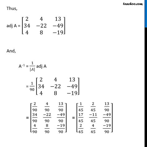 Inverse Matrix