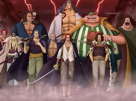 Shanks Crew in 2022 | One piece manga, One piece drawing, One piece