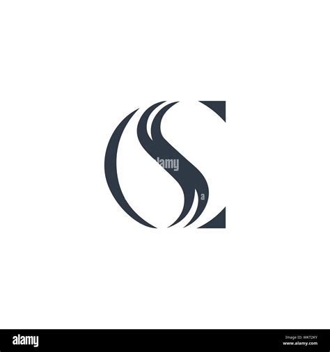 Sc logo design vector vectors Stock Vector Images - Alamy