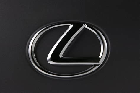 Download Lexus Logo Matte Black Wallpaper | Wallpapers.com