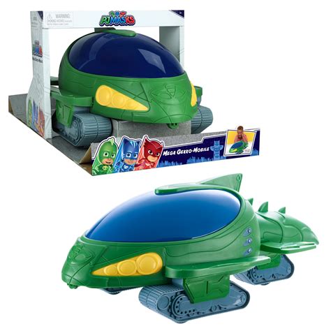 PJ Masks Mega Vehicles Gekko Mobile, 7 Inch Tall, 20 Inch Long, Giant ...