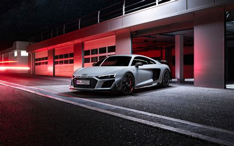 Audi R8 Coupé V10 GT RWD Wallpaper 4K, Audi R8, 2022