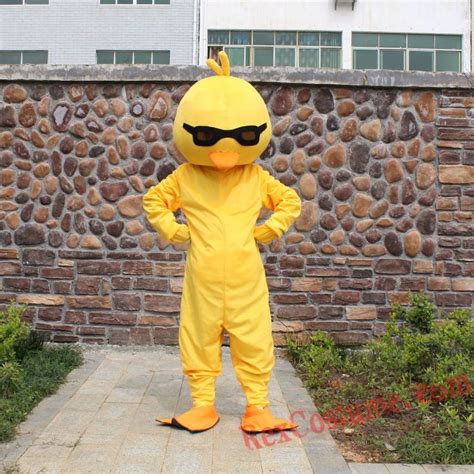 Yellow Duck Mascot Costume for Adult