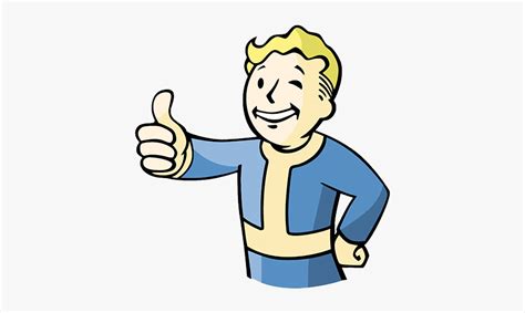 Vault Boy Thumbs Up Png, Transparent Png - kindpng