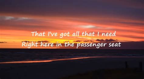 Stephen Speaks - Passenger Seat Lyrics & Lyric Video