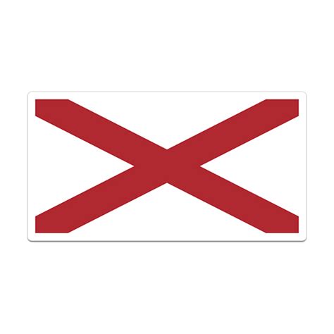 Alabama Sticker Decal Vinyl State Flag AL V3 - Rotten Remains