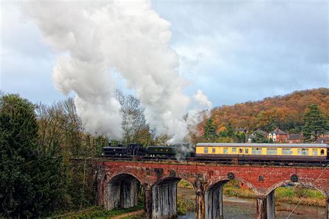 Steam Locos on Coalbrookdale Viaduct Photograph by Paul Williams - Fine ...