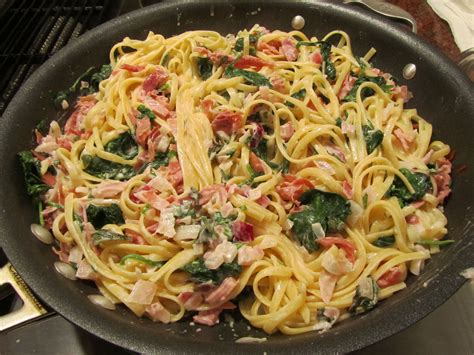 Galson Family Cookbook: Linguini With Goat Cheese Proscuitto and ...