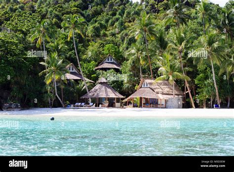 Misool Eco Resort, South Beach, Raja Ampat, Indonesia Stock Photo - Alamy